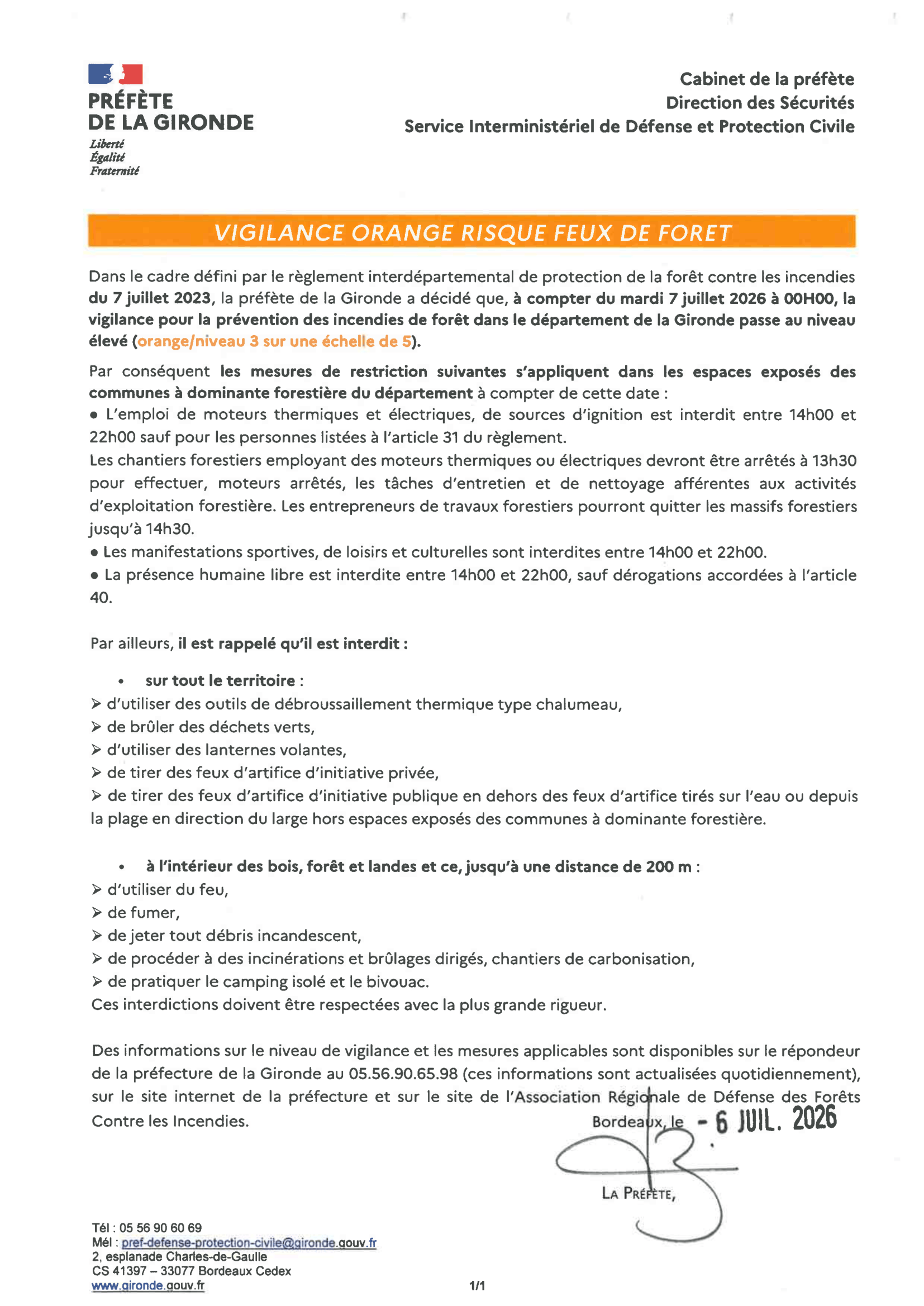 2026-07-06 Vigilance ORANGE Feux de forets-1