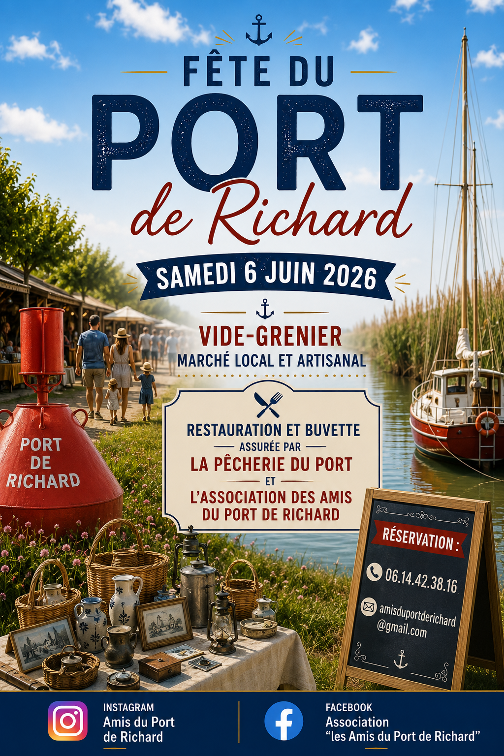 AFFICHE ET PUBLICATION Fete Port de Richard