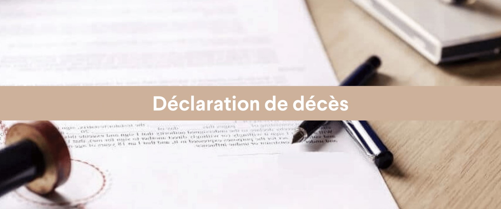 déclaration de décès